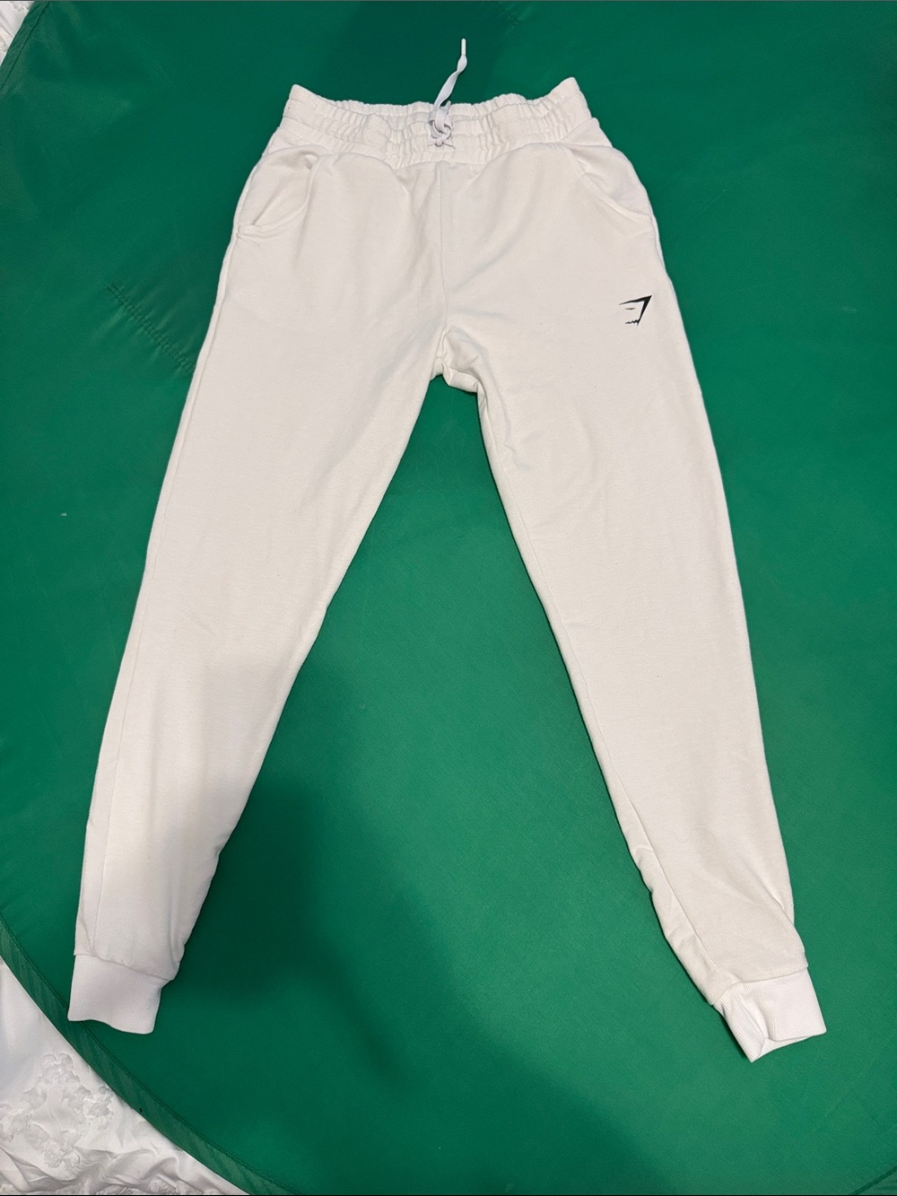 Gymshark women White Jogger Sweatpants